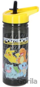 Plastová fľaša Pokémon: Retro postavy