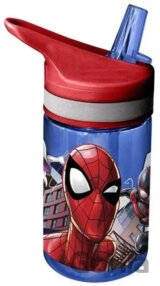 Plastová fľaša Marvel - Spiderman: Postavy
