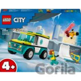 LEGO® City 60403 Sanitka a snowbordista