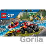 LEGO® City 60412 Hasičské auto 4x4 a záchranný čln