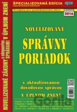 Novelizovaný Správny poriadok
