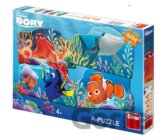 Dory a přátelé - puzzle 4x54 dílků (Walt Disney)