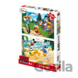 Mickey sportuje - Puzzle 2x66 (Walt Disney)
