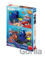 Dory mezi korály - puzzle 2x66 dílků (Walt Disney)