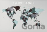Svetová mapa Emerald Planet (veľkosť M)