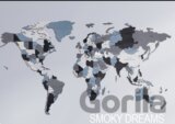 Svetová mapa Smoky Dreams (veľkosť M)
