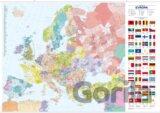 Evropa – nástěnná administrativní mapa