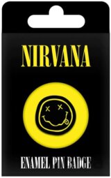 Kovový odznak Nirvana: Smiley