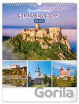 Nástenný kalendár Pamätihodnosti Slovenska 2025