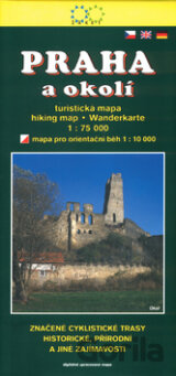 Praha a okolí - turistická mapa 1:75 00
