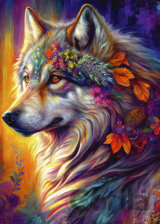 Farebný vlk