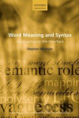 Word Meaning and Syntax