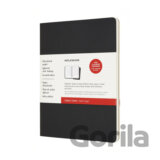 Moleskine - sada 2 plánovacích zošitov Cahier (čierny a hnedý)