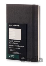 Moleskine – 12-mesačný čierny plánovací diár 2017