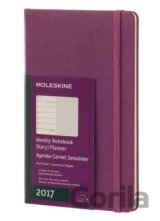 Moleskine – 12-mesačný fialový plánovací diár 2017