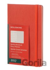 Moleskine – 12-mesačný koralovo oranžový plánovací diár 2017