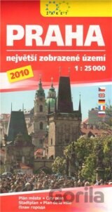 Praha 1:25 000 /2010/ Největší zobrazené území