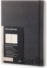 Moleskine – 12-mesačný projektový čierny diár 2017