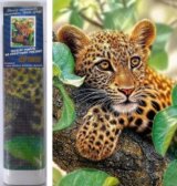 Diamantové malování - Leopard