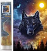 Diamantové malování - Temný vlk