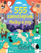 555 samolepiek: Mačky a psy