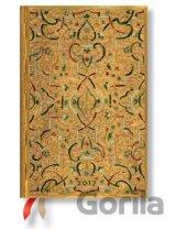 Paperblanks - diár Gold Inlay 2017