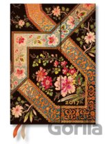 Paperblanks - diár Filigree Floral Ebony 2017