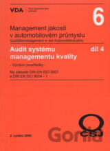 Management jakosti v automobilovém průmyslu VDA 6.4
