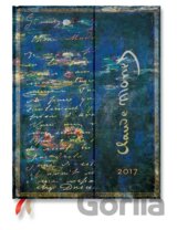 Paperblanks - diár Monet (Water Lilies), Letter to Morisot 2017