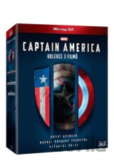 Trilogie: Captain America 1.-3. (3D + 2D - 6 x Blu-ray)