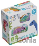 KukiKuk Véééliké puzzle Dinosauři
