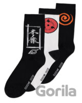 Pánské ponožky Naruto Shippuden: Sasuke symbol  (EU 39-42)