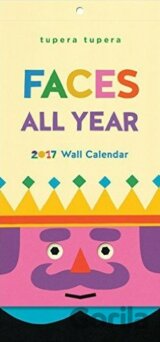 Faces All Year 2017 Wall Calendar