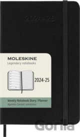 Moleskine – 18-mesačný plánovací diár 2024/2025 - čierny