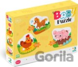 Baby puzzle Zvířátka z farmy 3v1