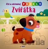 Zvířátka - Čti a skládej puzzle