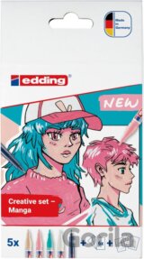 Edding Akrylový popisovač e-5300/1800  Manga 5 ks