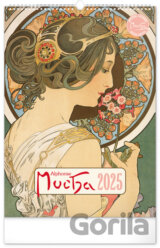 Nástenný kalendár Alfons Mucha 2025