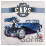 Nástenný poznámkový kalendár Classic Cars 2025