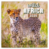 Nástenný poznámkový kalendár Wild Africa (Divoká Afrika) 2025