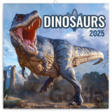 Nástenný poznámkový kalendár Dinosaurs 2025