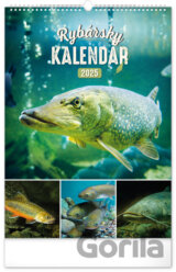 Nástenný kalendár Rybársky 2025, 33 × 46 cm