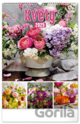 Nástenný kalendár Kvety 2025