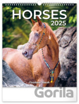 Nástenný kalendár Horses (Kone) 2025