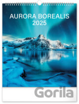 Nástenný kalendár Aurora borealis (Polárna žiara) 2025