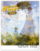 Nástenný poznámkový kalendár Claude Monet 2025
