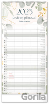 NOTIQUE nástenný Rodinný plánovací kalendár Kvety 2025