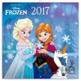 Kalendář poznámkový 2017 - Ledové království se samolepkami
