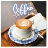 Nástenný poznámkový kalendár Coffee (Káva) 2025