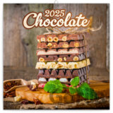 Nástenný poznámkový kalendár Chocolate (Čokoláda) 2025
